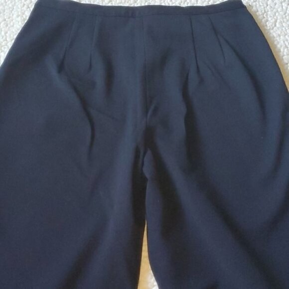 Talbots Stretch Pocketed Zip & Clasp Accent Slit Hem Dress Sz. 10 Pants - Picture 5 of 10